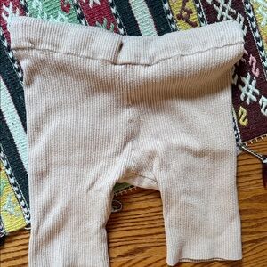Lunya Blush Ribbed Baby Leggings